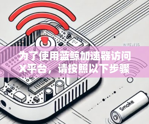 为了使用蓝鲸加速器访问X平台，请按照以下步骤操作
