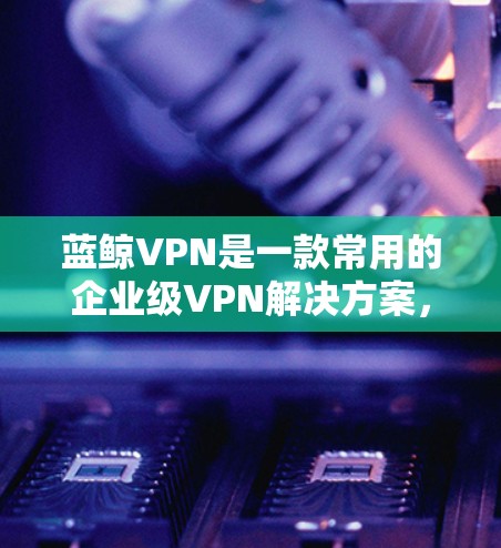 蓝鲸VPN是一款常用的企业级VPN解决方案，广泛应用于远程办公、网络安全和数据加密等场景。以下是使用蓝鲸VPN进行远程办公的基本步骤和注意事项