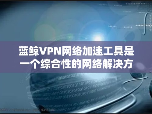 蓝鲸VPN网络加速工具是一个综合性的网络解决方案，适用于需要加密、加速和隐私保护的用户。以下是对蓝鲸VPN的详细分析和总结