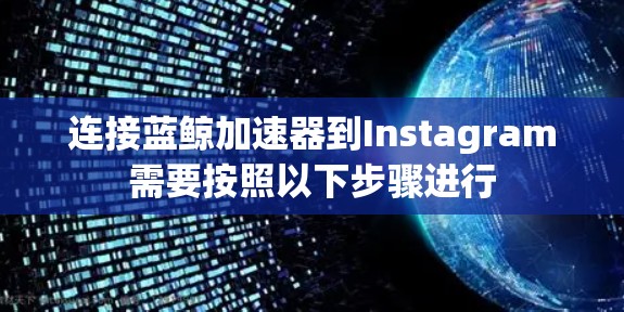 连接蓝鲸加速器到Instagram需要按照以下步骤进行